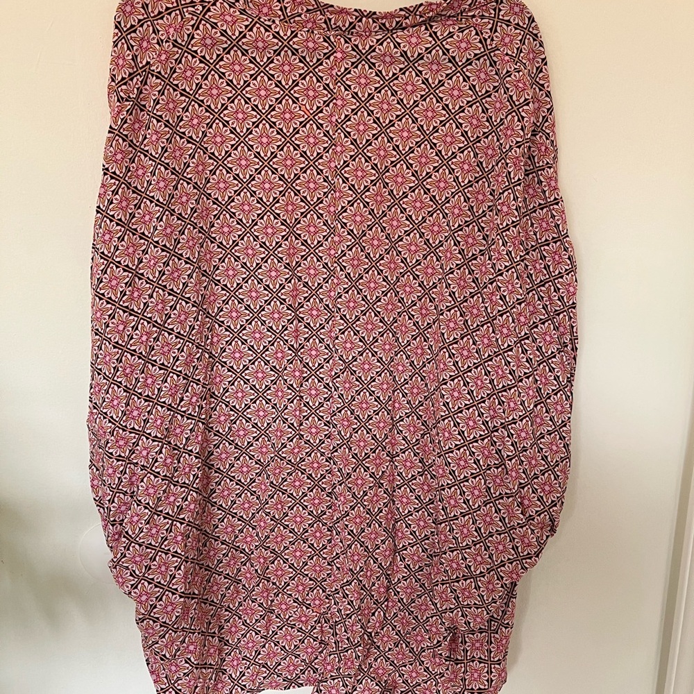 Patterned Women's Short Sleeve Robe
